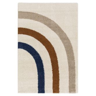 AFK Living Alfombra arco&iacute;ris gruesa y confortable 120 x 170 cm