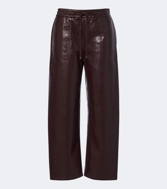 Citizens Of Humanity Pantaloni a gamba larga in pelle