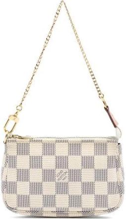 Louis Vuitton Pre-owned Mini Pochette Accessoires - Dames - Vintage Schoudertas - Beige - ONE Size - Vintage