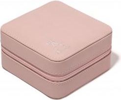 Allurez Jewelry Travel Case Mauve Vegan Leather