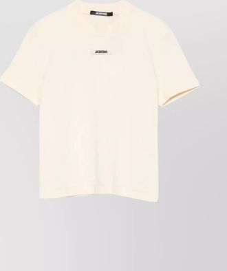 Jacquemus crew neck soft fabric short sleeves