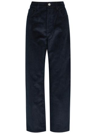 R&oacute;he Bruun Wide-leg Corduroy Trousers - Black - 34 (UK6 / XS)