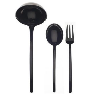 Mepra Due Serving Set - 3 Pieces in Black Gold at Nordstrom