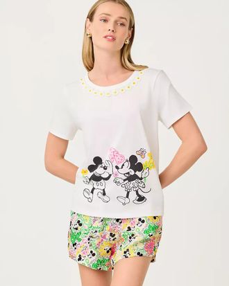 Lilly Pulitzer Clairmont Trimmed Knit Top