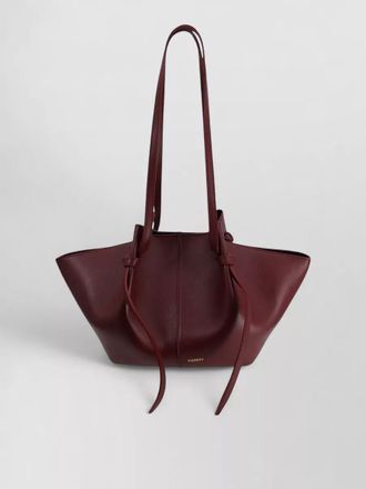 Yuzefi mochi shoulder bag drawstring knotted straps