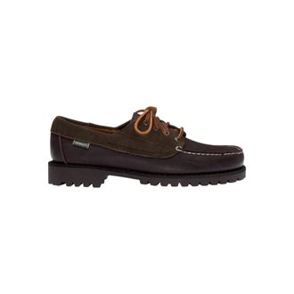 Sebago Laced Shoes, male, Brown, 8 UK, Askook Lug Suede Tumb