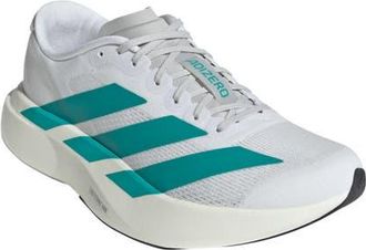 adidas Adizero Evo SL Running Shoe in White/Pure Teal/Grey at Nordstrom, Size 9.5