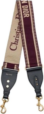 Dior Pre-owned Canvas Shoulder Strap - Dames - Vintage Accessoires - Beige - ONE Size - Vintage