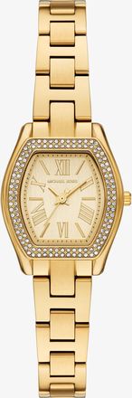 Michael Kors Petite Chelsea Pav&eacute; Gold-Tone Watch