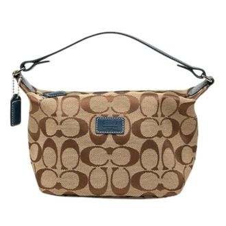 Coach Borsa Mini Pre-owned in Tela - - Pre-owned - Donna - Marrone - ONE SIZE