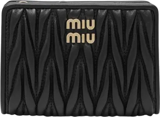 Miu Miu Accessoires, Dames, Zwart, ONE Size, Portemonnee