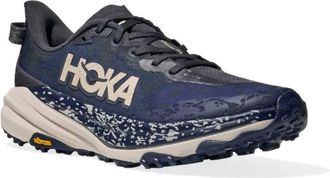 Hoka One One Mens Speedgoat 6 Shoes In Charcoal Grey/midnight Blue