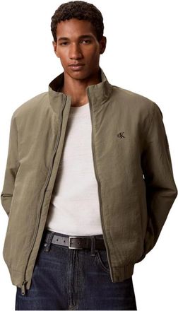 Calvin Klein Jeans Bomberjack - Heren - Bomber jackets - Groen - XL - Nylon - Jassen