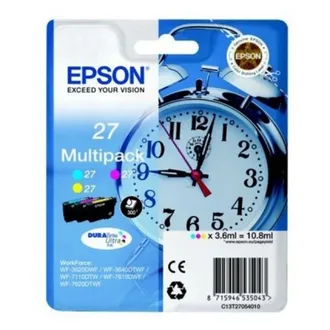 Epson Cartucho De Tinta Original Epson N&ordm;27 Multipack/ Cian/ Magenta/ Amarillo