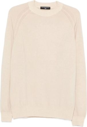 Daniele Fiesoli Truien & Vesten, Heren, Bruin, M, Wol, Luxe Marrone Sweater Aw 25