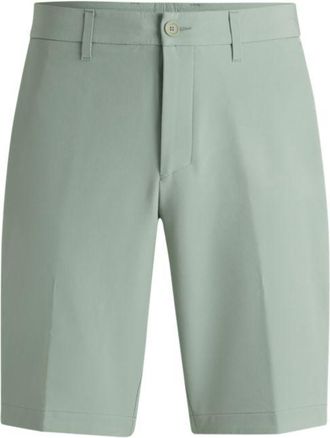BOSS Slim-fit shorts in water-repellent stretch fabric