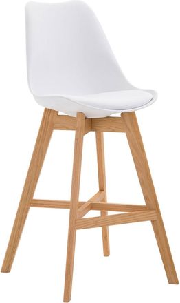 Clp Taburete Cannes Estructura De Polipropileno Blanco Natural