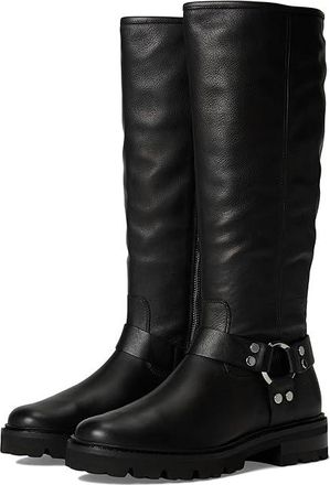 Frye Olivia Harness Tall Womens Boots Black : 6 B - Medium, Leather