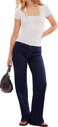 Free People Clean Lines Baby Tee In White