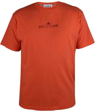 Stone Island T-shirt Oranje