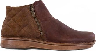 Naot Womens Sintra Leather Bootie In Cognac