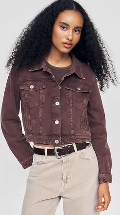 Pilcro Shrunken Denim Jacket