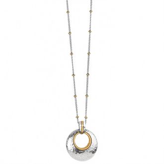 Brighton Ferrara Entrata Petite Necklace In Silver