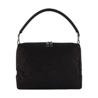 Fendi Dames, Tassen, Zwart, Maat: ONE Size Katoen