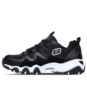 Skechers DLites 2.0 Running Shoes Black/White 999042-BLK