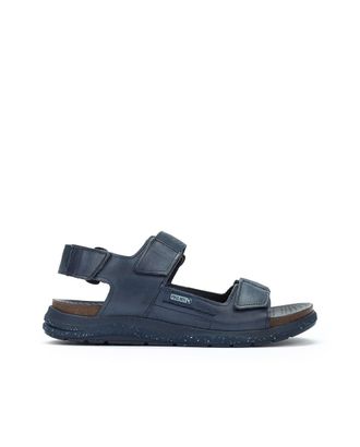 Pikolinos Mens Nijar M0B Leather Textile Blue Sandals 8.5-9 UK