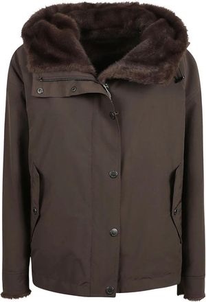 Max Mara Jassen, Dames, Bruin, M, Katoen, Zanna Jacket