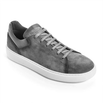 To Boot New York Mens Rocco Sneaker In Grey Aero Suede