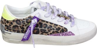Crime London SK8 Deluxe - Dames - Sneakers - Veelkleurig - 39 EU - Leer - Schoenen