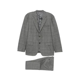 Canali Check-pattern Single-breasted Suit