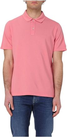 Paul & Shark Polo Shirt - Heren - Polos - Roze - L - Katoen - Tops
