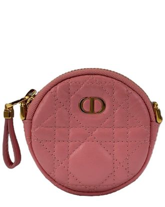 Dior Leather Cannage Caro Mini Round Crossbody (Authentic Pre-Loved)