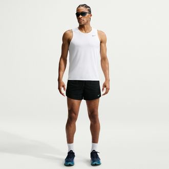 Nike Mens Stride Aero-FIT 5 Brief-Lined Running Shorts in Black | IM5132-010