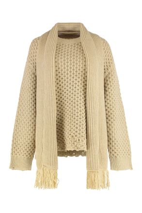 Maison Margiela Wool-blend Crew-neck Sweater