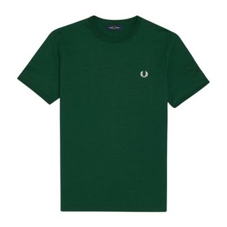 Fred Perry T-Shirts, male, Green, 3XL, Classic Cotton Ringer T-Shirt