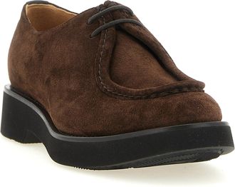 Churchs Womens Brown Calfskin Oxfords And Derbies Shoe