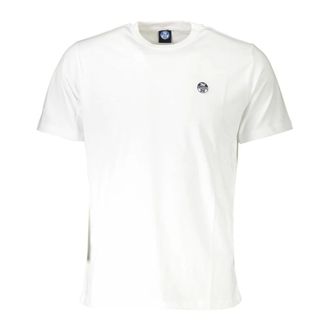 North Sails T-Shirts, male, White, Size: 2XL Short Sleeve T-Shirt