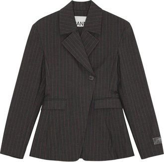 Ganni Off-centre Blazer