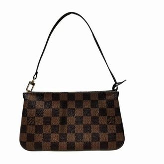 Louis Vuitton Pre-owned Navona Damier Handtas - Dames - Pre-owned - Bruin - Maat: ONE Size