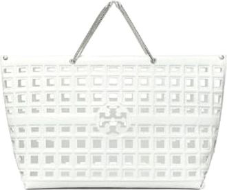 Tory Burch Borsa - Dames - Shoppers - Wit - ONE Size - Leer - Tassen