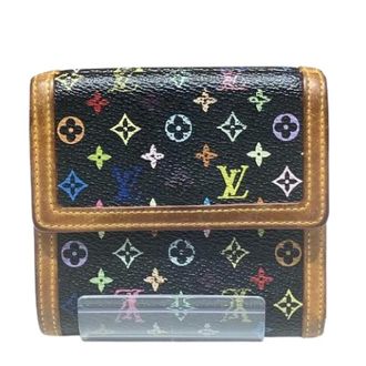 Louis Vuitton Pre-owned Wallets, female, Black, Size: ONE SIZE Pre-owned Monogram Multicolore Trifold Wallet