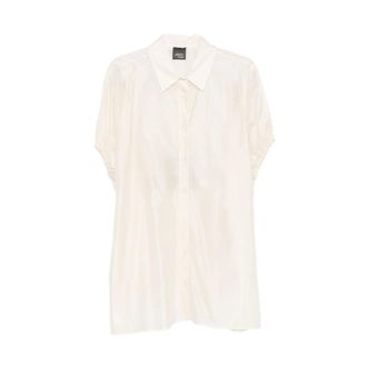 Marina Rinaldi Shirts, female, Beige, Size: 2XL Buttoned Shirt