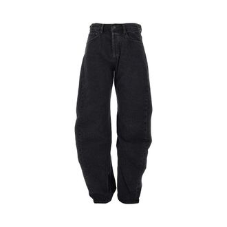 A Gold E Cotton denim Spiral jeans Woman 24