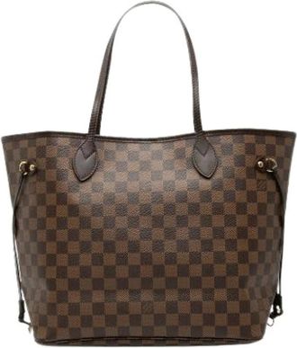 Louis Vuitton Pre-owned Tote Bags, female, Brown, Size: ONE SIZE Pre-owned Neverfull MM Tote