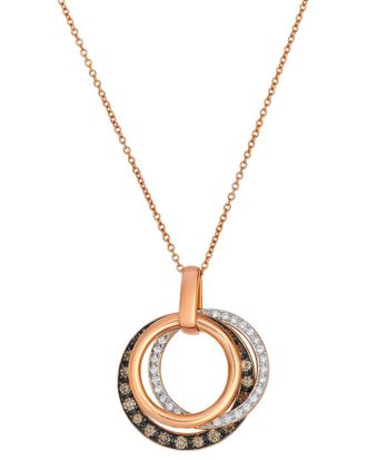 Le Vian Chocolate Diamonds 14K Rose Gold 0.71 Ct. Tw. Diamond Pendant Necklace