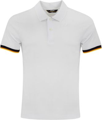 K-Way Vincent Piquet Polo Shirt In Cotton
